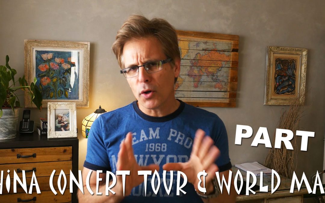 The China concert tour and world map Vlog4# PART1