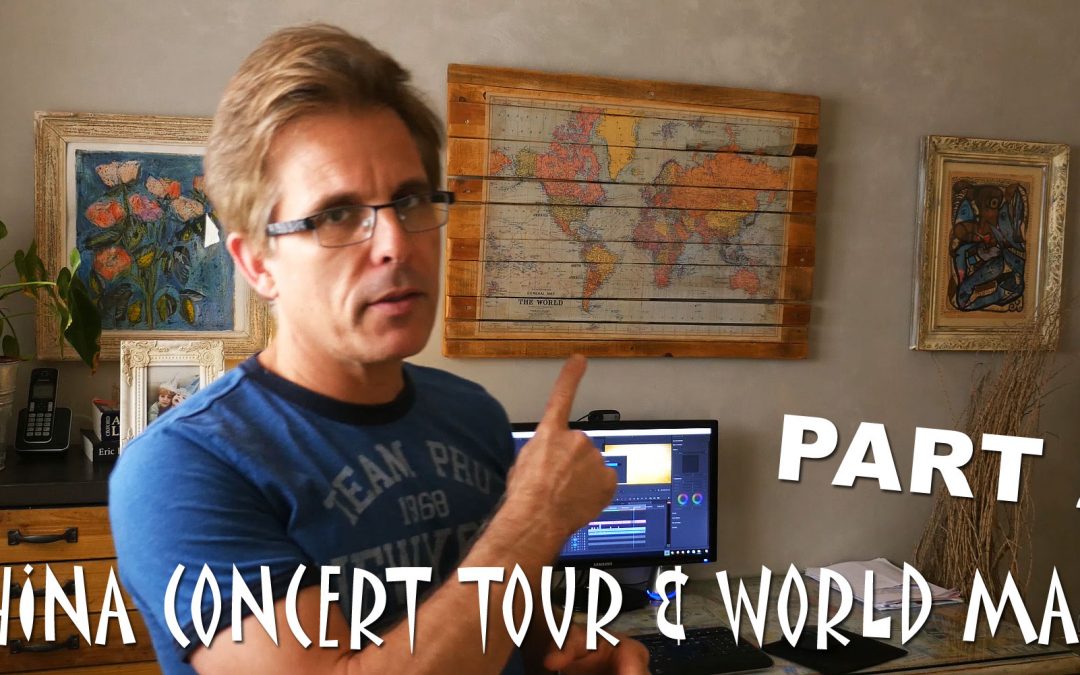 The China concert tour and world map Vlog4# PART2
