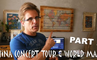 The China concert tour and world map Vlog4# PART2
