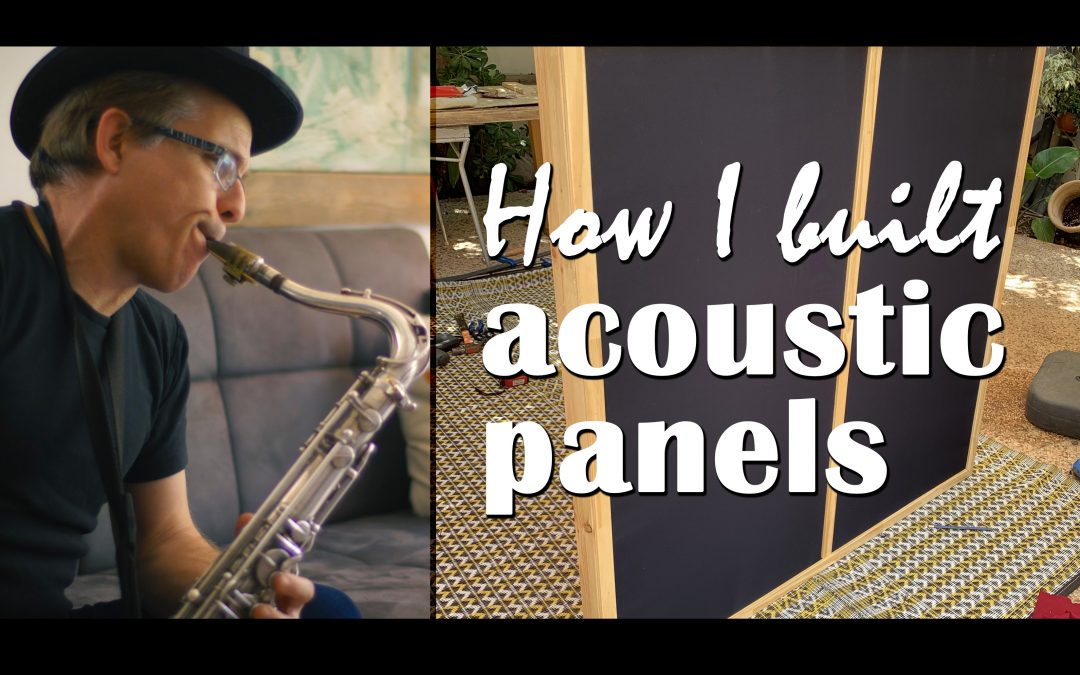 How I built an acoustic panel