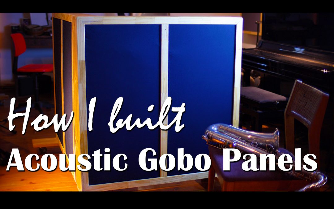 How I built Acoustic Gobo Panels step by step