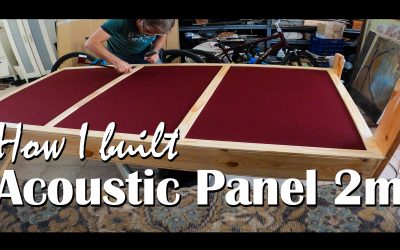How I built Acoustic Gobo Panel 2m high- Part A🎷