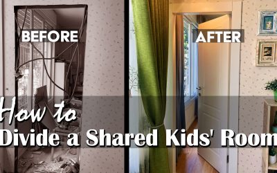 How to Divide a Shared Kids' Room- DIY Project🎷