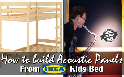 How to build Acoustic Panels from IKEA kids bed🎷