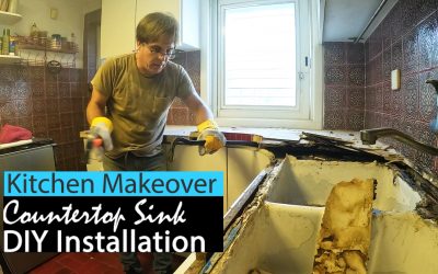 Kitchen Countertop sink replacement- DIY